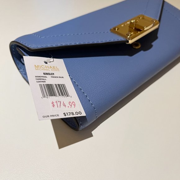 Michael Kors Handbags - Michael Kors Kinsley Wallet - Brand New with Tags - French Blue